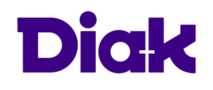Diakin violetti logo